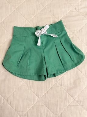 Bella Bliss green girls’ shorts
